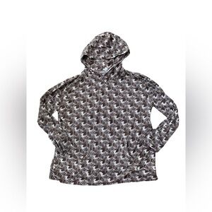 Kate Quinn Women’s Size Large Pinecone Print Modal Hoodie